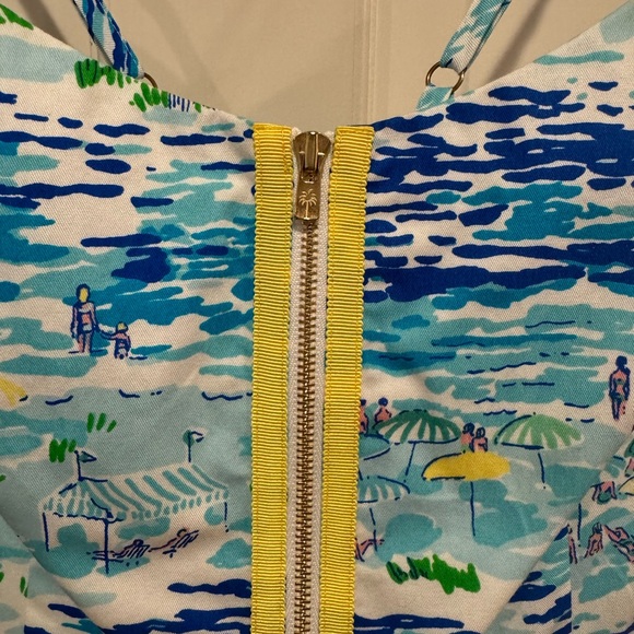 Lilly Pulitzer “Alexi” Dress High Tide Toile Size 2 - Picture 2 of 6
